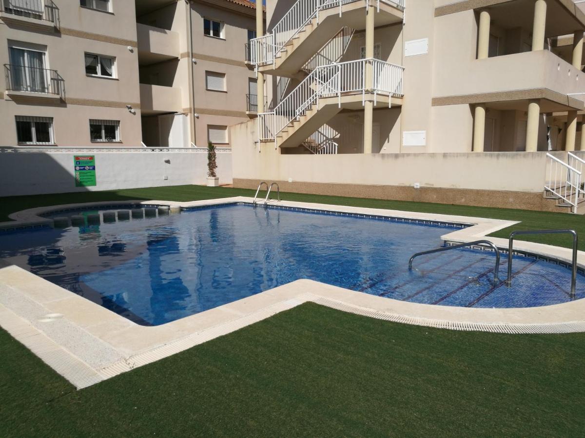 Apartamento Con Piscina Y Terraza Con Vista Al Mar Vinarós Eksteriør billede